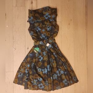 🐕VIintage 1950s Dress from France Old New Stock Junior 5